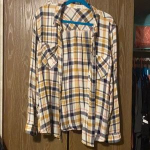 Plaid button up